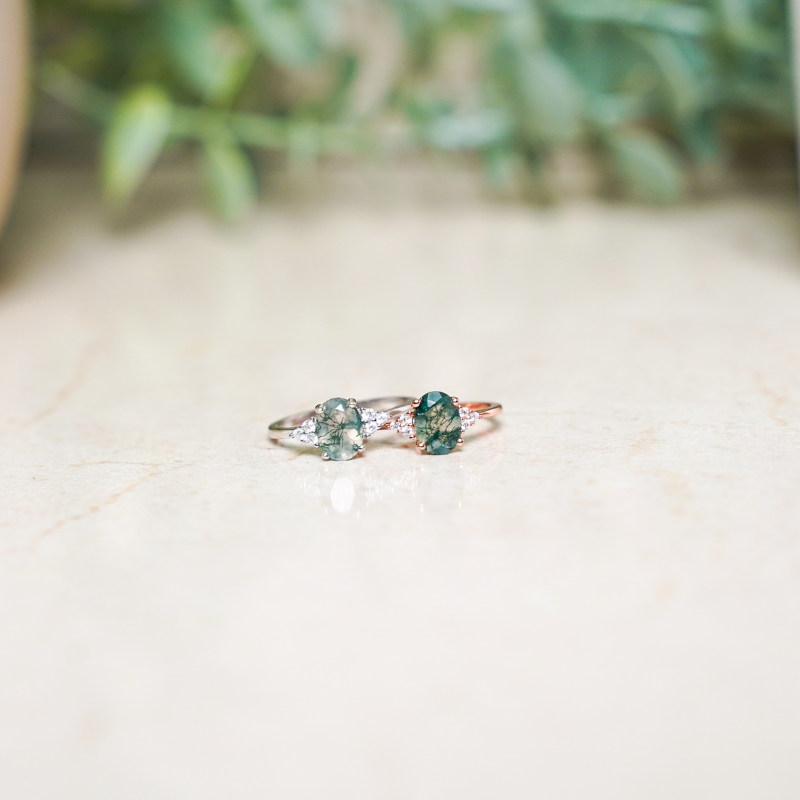 The Moss Agate Promise Collection
