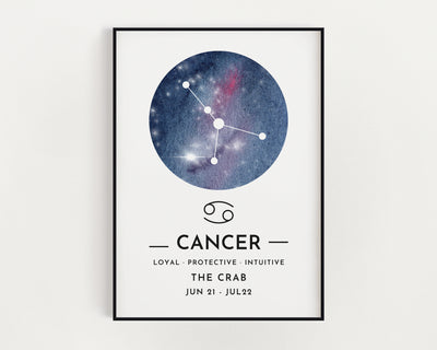 Zodiac Print - Cancer.