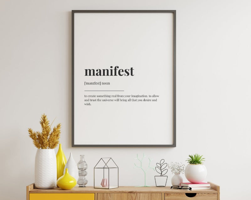 Manifest Definition Print.