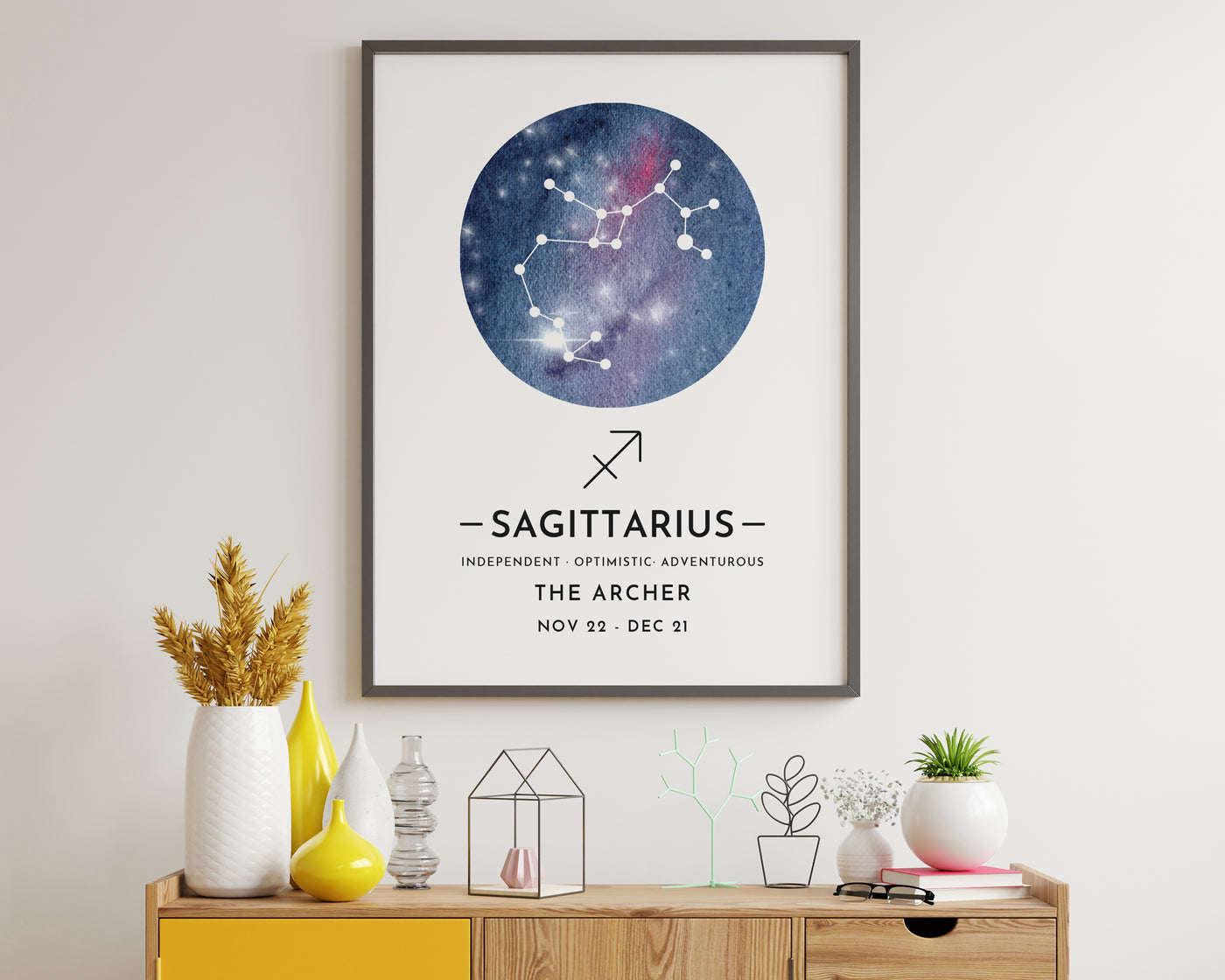 Zodiac Print - Sagittarius.