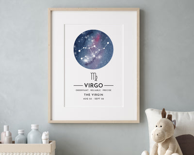 Zodiac Print - Virgo.