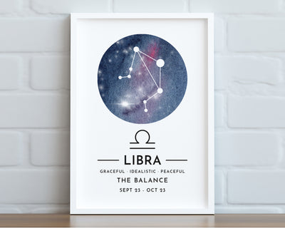 Zodiac Print - Libra.