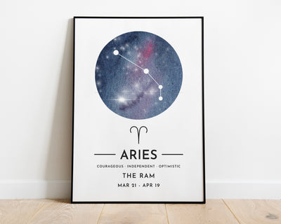 Zodiac Print - Aries.