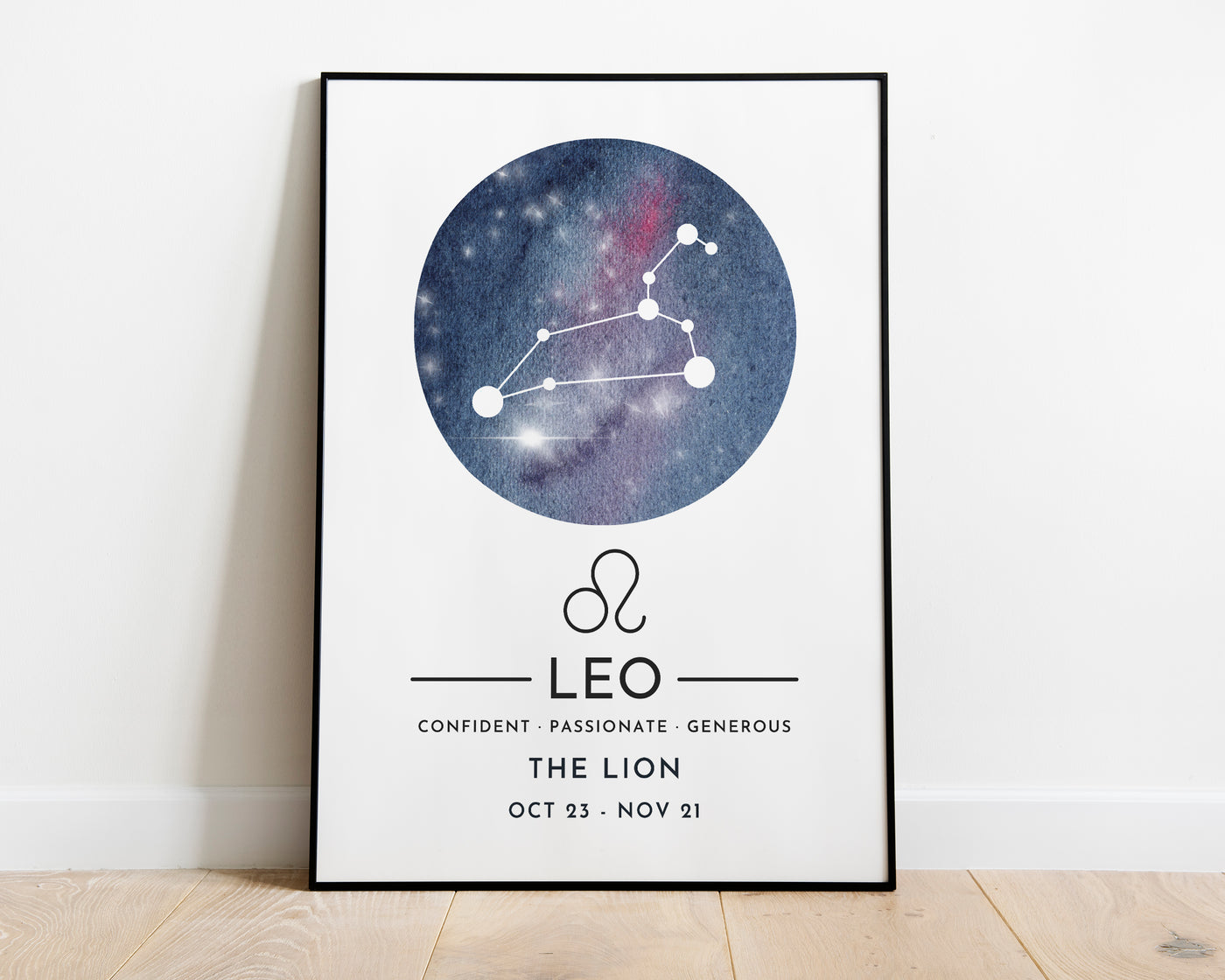 Zodiac Print - Leo.