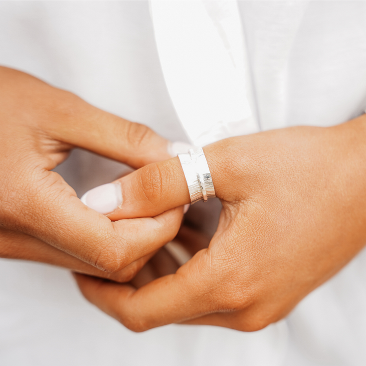 Anxiety Rings Mantra Mindful Ring by Sinead Hegarty & Tranquillity perfect for stress relief and anxiety relief