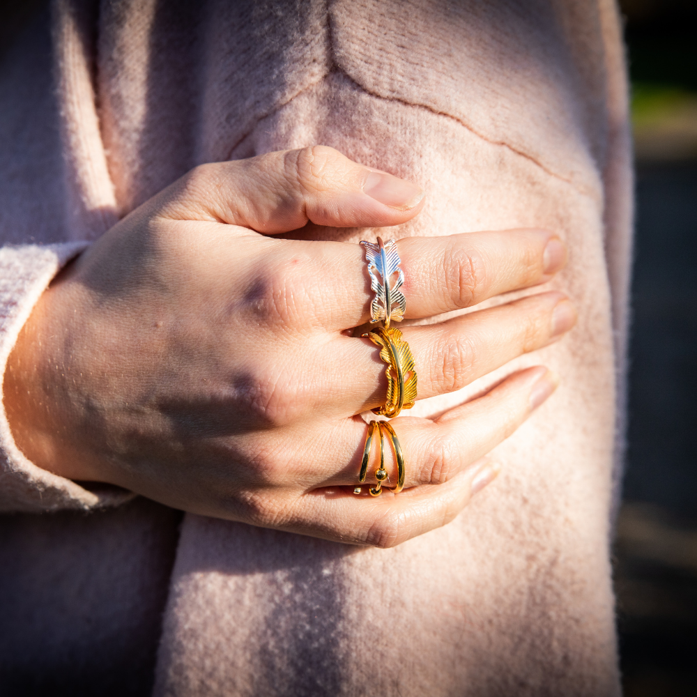 Anxiety Rings Silver Spirit Mindful Ring by Sinead Hegarty & Tranquillity perfect for stress relief and anxiety relief