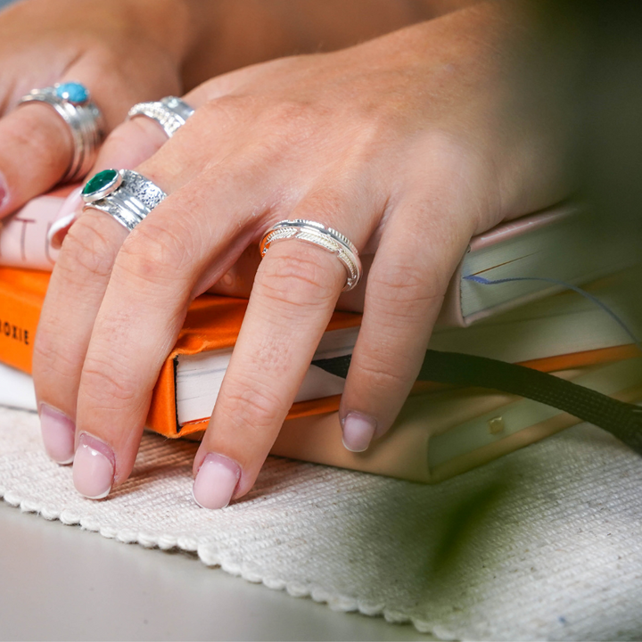 Dainty Spirit Ring by Sinéad Hegarty Silver Edition