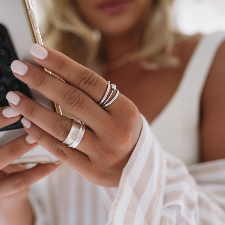 Anxiety Rings Mantra Mindful Ring by Sinead Hegarty & Tranquillity perfect for stress relief and anxiety relief