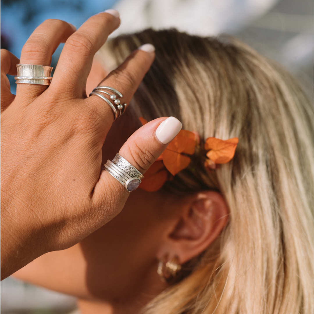 Anxiety Rings Mantra Mindful Ring by Sinead Hegarty & Tranquillity perfect for stress relief and anxiety relief