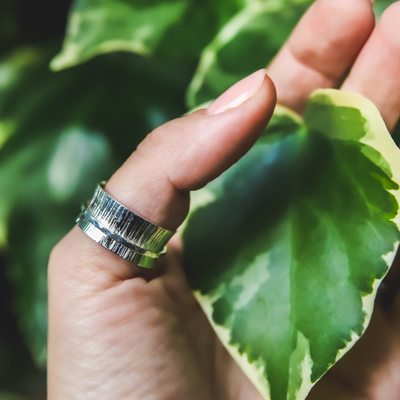 Anxiety Rings Mantra Mindful Ring by Sinead Hegarty & Tranquillity perfect for stress relief and anxiety relief