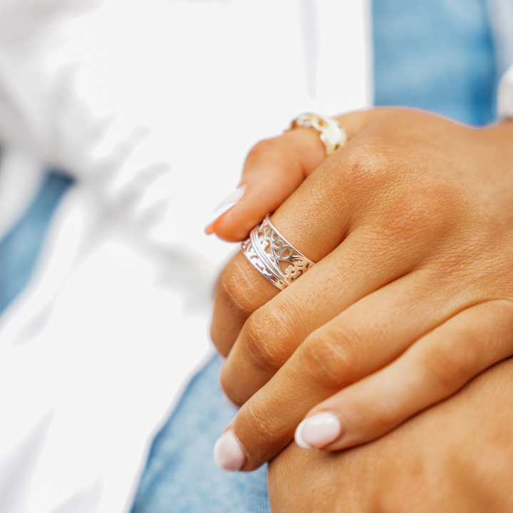 Anxiety Rings Visualise Mindful Ring by Sinead Hegarty & Tranquillity perfect for stress relief and anxiety relief